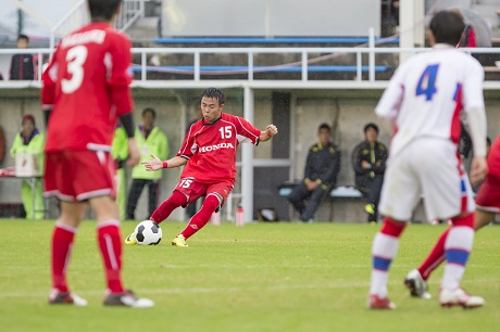 後半ロスタイム原田の決勝ゴール